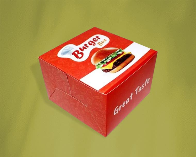 Burger Box Template