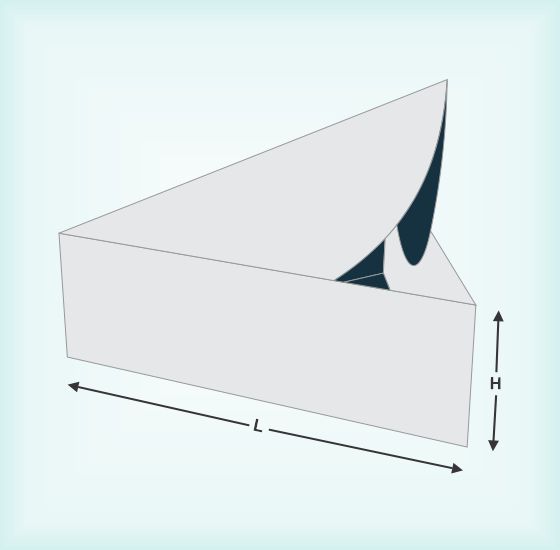 Triangular Tray & Lid