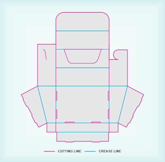 Self-Locked Counter Display Tray