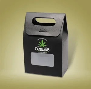 Cannabis Black Kraft Boxes