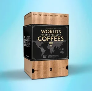 Corrugated Coffee Boxes With Extra Printed Sleeves