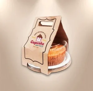 Cup Cake Boxes With Handle For Larges Cookies