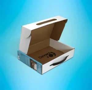 Custom Cardboard Breifcase Boxes With Handle