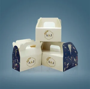 Custom Cardboard Gable Boxes With Handle