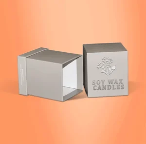 Custom Silver Foil Boxes For Candles