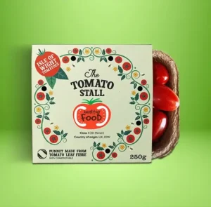 Food Packaging Sleeves For Tomato Stall