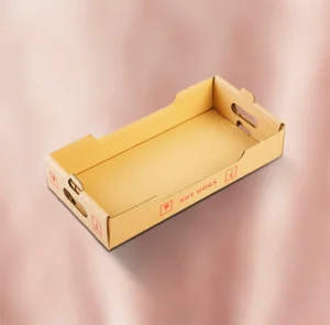 Hot Dogs Boxes Double Wall Tray