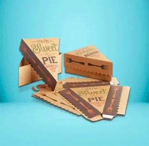 Kraft Pie Boxes With 4 Color Printing