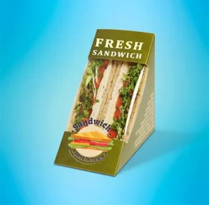 Kraft Single Sandwich Boxes With Die Cut Window