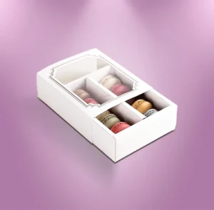 Macaron Boxes Spine Tray And Sleeve