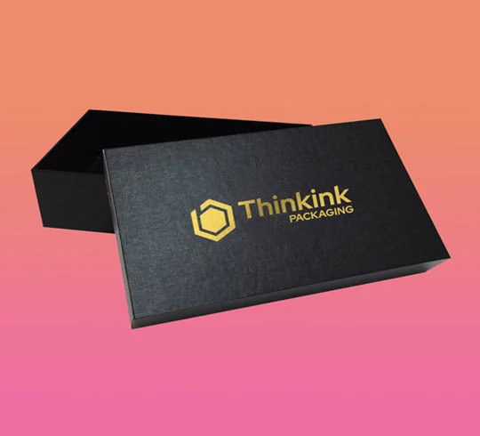 Company Logo Decorate With Hot Gold Foil Stamping On Business Card