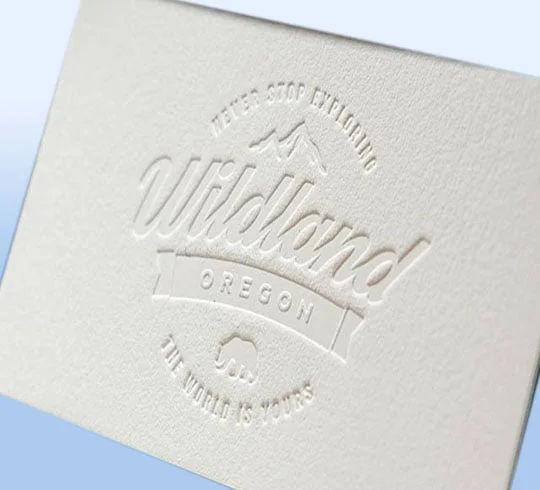Embossing Effects On Whit Boxes