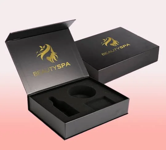 Hot Gold Foil Stamping Inside Of Rigid Boxes