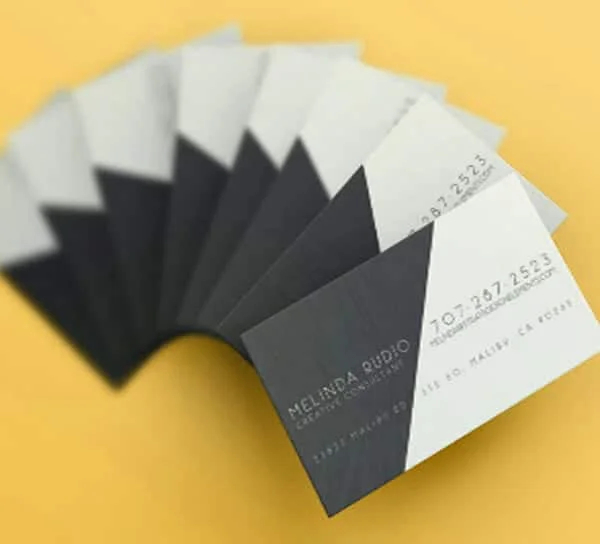 Soft Touch Lamination On Business Card