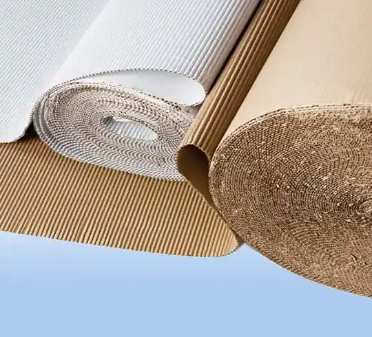 White And Brown Cheap Corrugation Stock